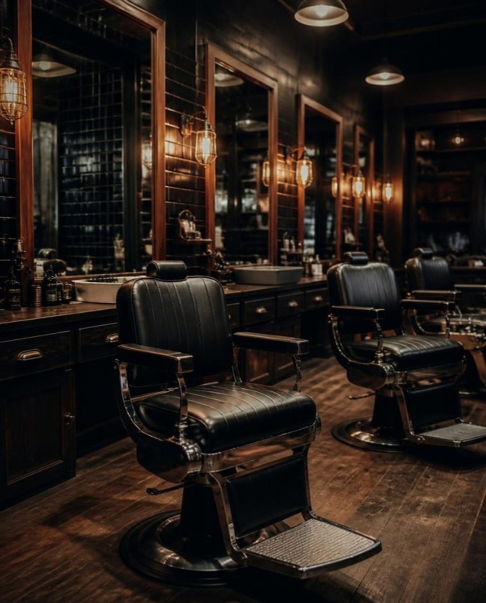 Imagen de ambiente generada con IA: barbería o belleza