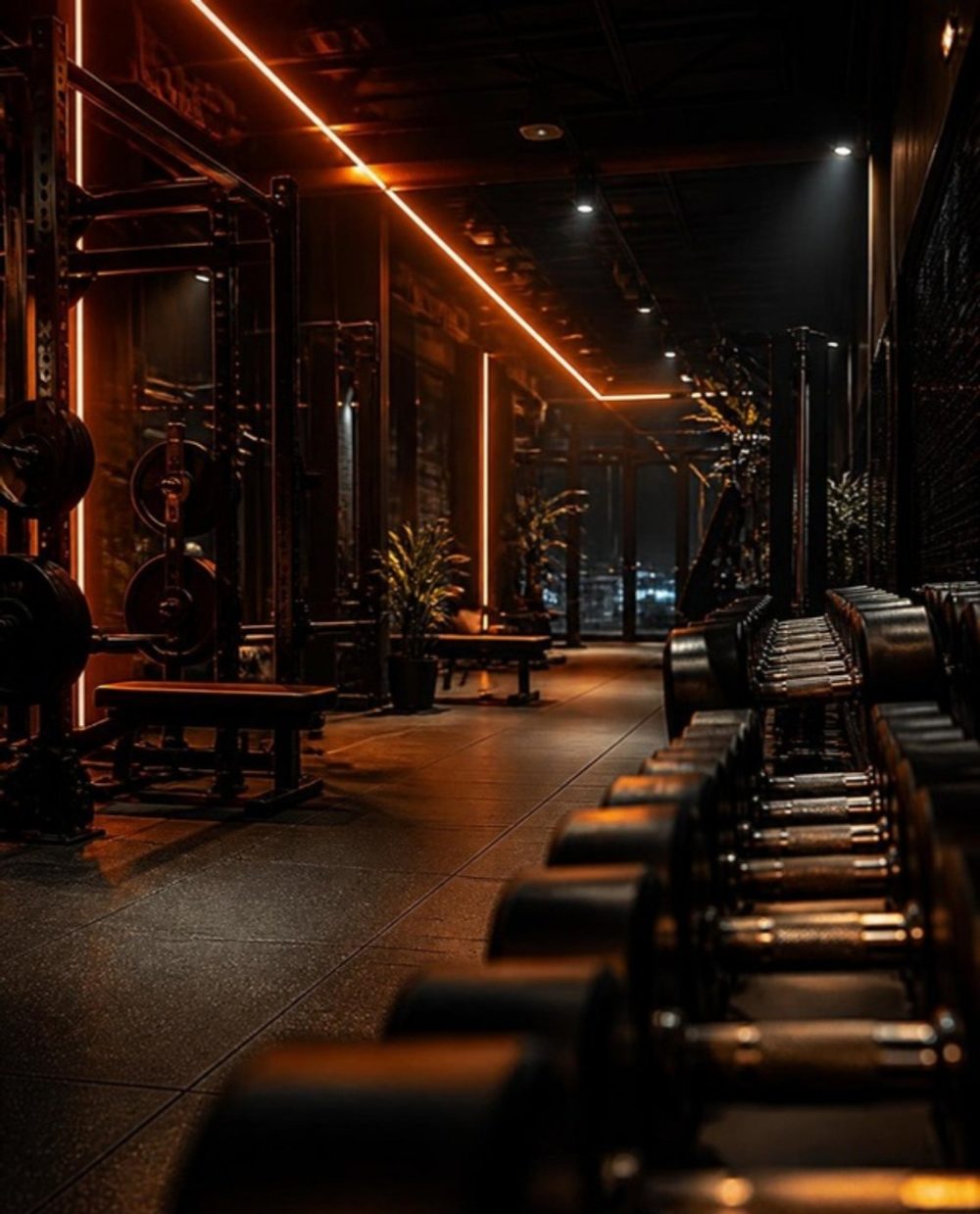 Imagen de ambiente generada con IA: gimnasio